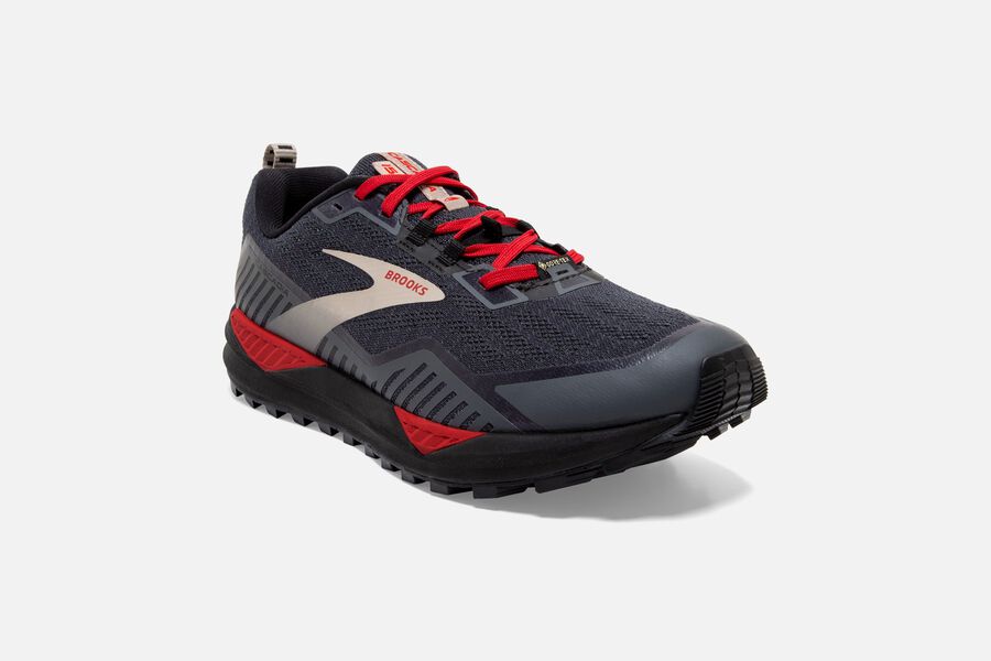 Brooks Cascadia 15 Gtx Trail Loopschoenen Heren - Zwart/Rood - 407389BSZ